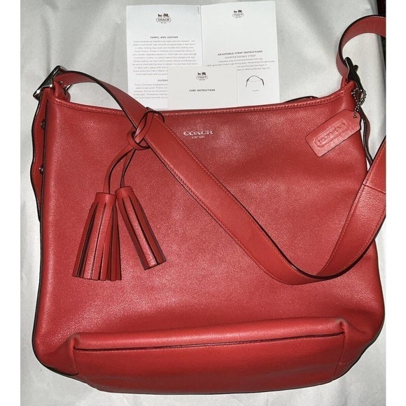 Coach Legacy Duffle Hobo Leather Bag D1293-19889 Crossbody EUC - Picture 3 of 15